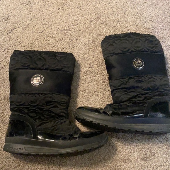 Coach Black Winter Boots